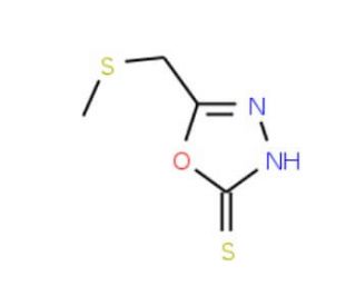5-[(methylthio)methyl]-1,3,4-oxadiazole-2-thiol - chemical structure image