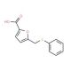 5-[(phenylthio)methyl]-2-furoic acid (CAS 79504-96-4) - chemical structure image