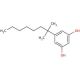 5-(1,1-Dimethylheptyl)resorcinol (CAS 56469-10-4) - chemical structure image