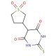 5-(1,1-dioxidotetrahydrothien-3-yl)-2-thioxodihydropyrimidine-4,6(1H,5H)-dione - chemical structure image