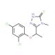 5-[1-(2,4-Dichlorophenoxy)ethyl]-4-methyl-4H-1,2,4-triazole-3-thiol - chemical structure image