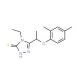 5-[1-(2,4-Dimethylphenoxy)ethyl]-4-ethyl-4H-1,2,4-triazole-3-thiol - chemical structure image