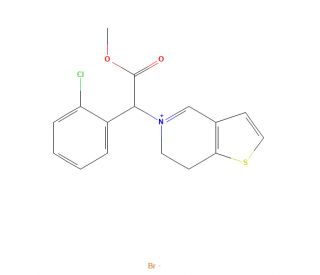 5-[1-(2-Chlorophenyl)-2-methoxy-2-oxoethyl]-6,7-dihydrothieno[3,2-c]pyridiniumBromide (~90%) (CAS 1251736-87-4) - chemical st