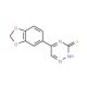 5-(1,3-Benzodioxol-5-yl)-1,2,4-triazine-3-thiol - chemical structure image