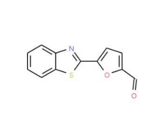 5-(1,3-benzothiazol-2-yl)-2-furaldehyde (CAS 34653-56-0) - chemical structure image