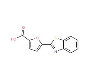 5-(1,3-benzothiazol-2-yl)-2-furoic acid (CAS 32277-89-7) - chemical structure image