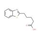 5-(1,3-benzothiazol-2-yl)pentanoic acid (CAS 21224-20-4) - chemical structure image