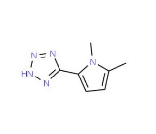 5-(1,5-Dimethyl-1H-pyrrol-2-yl)-2H-tetrazole - chemical structure image