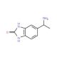 5-(1-aminoethyl)-2,3-dihydro-1H-1,3-benzodiazol-2-one - chemical structure image