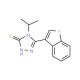 5-(1-Benzothien-3-yl)-4-isopropyl-4H-1,2,4-triazole-3-thiol - chemical structure image