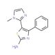 5-(1-methyl-1H-imidazol-2-yl)-4-phenyl-1,3-thiazol-2-amine - chemical structure image