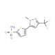 5-[1-Methyl-3-(trifluoromethyl)pyrazol-5-yl]-thiophene-2-sulfonamide - chemical structure image