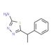 5-(1-Phenyl-ethyl)-[1,3,4]thiadiazol-2-ylamine (CAS 88742-94-3) - chemical structure image