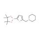 5-(1-Piperidinylmethyl)thiophene-2-boronic acid pinacol ester (CAS 1218790-44-3) - chemical structure image