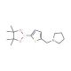 5-(1-Pyrrolidinylmethyl)thiophene-2-boronic acid pinacol ester (CAS 1218790-45-4) - chemical structure image