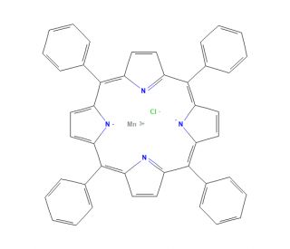 5,10,15,20-Tetraphenyl-21H,23H-porphine manganese(III) chloride (CAS 32195-55-4) - chemical structure image