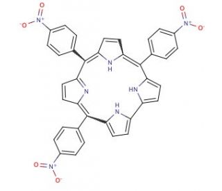 5,10,15-tris(4-nitrophenyl)corrole - chemical structure image