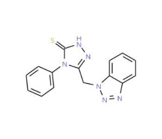 5-(1H-1,2,3-Benzotriazol-1-ylmethyl)-4-phenyl-4H-1,2,4-triazole-3-thiol - chemical structure image