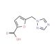 5-(1H-1,2,4-Triazol-1-ylmethyl)-2-furoic acid - chemical structure image