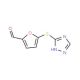 5-(1H-[1,2,4]Triazol-3-ylsulfanyl)-furan-2-carbaldehyde - chemical structure image