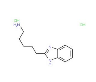 5-(1H-Benzoimidazol-2-yl)-pentylamine dihydrochloride - chemical structure image