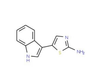 5-(1H-Indol-3-yl)-1,3-thiazol-2-amine - chemical structure image