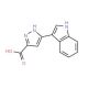 5-(1H-indol-3-yl)-1H-pyrazole-3-carboxylic acid - chemical structure image