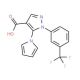 5-(1H-pyrrol-1-yl)-1-[3-(trifluoromethyl)phenyl]-1H-pyrazole-4-carboxylic acid - chemical structure image
