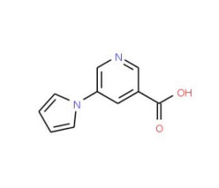 5-(1H-Pyrrol-1-yl)pyridine-3-carboxylic acid (CAS 690632-31-6) - chemical structure image