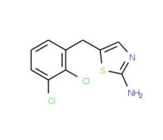 5-(2,3-Dichloro-benzyl)-thiazol-2-ylamine - chemical structure image
