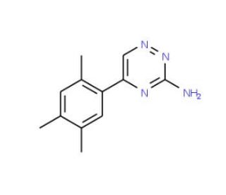 5-(2,4,5-Trimethyl-phenyl)-[1,2,4]triazin-3-ylamine - chemical structure image