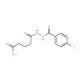 5-[2-(4-Chlorobenzoyl)hydrazino]-5-oxopentanoic acid - chemical structure image