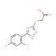 [5-(2,4-Dichloro-phenyl)-4H-[1,2,4]triazol-3-ylsulfanyl]-acetic acid - chemical structure image