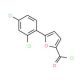 5-(2,4-Dichlorophenyl)furan-2-carbonyl chloride - chemical structure image