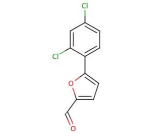 5-(2,4-Dichlorophenyl)furfural (CAS 56300-69-7) - chemical structure image
