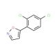 5-(2,4-Dichlorophenyl)isoxazole (CAS 260973-78-2) - chemical structure image