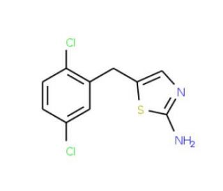 5-(2,5-Dichloro-benzyl)-thiazol-2-ylamine (CAS 405921-35-9) - chemical structure image