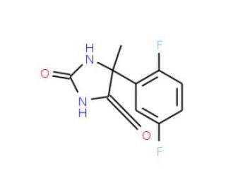 5-(2,5-difluorophenyl)-5-methylimidazolidine-2,4-dione - chemical structure image