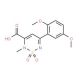 5-(2,5-Dimethoxyphenyl)-2-methyl-2H-1,2,6-thiadiazine-3-carboxylic acid 1,1-dioxide - chemical structure image