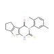 5-(2,5-Dimethyl-phenyl)-6-mercapto-1,2,3,5-tetrahydro-8-thia-5,7-diaza-cyclopenta[a]inden-4-one - chemical structure image