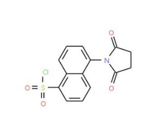 5-(2,5-Dioxo-pyrrolidin-1-yl)-naphthalene-1-sulfonyl chloride - chemical structure image