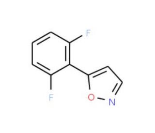 5-(2,6-Difluorophenyl)isoxazole - chemical structure image