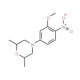 5-(2,6-Dimethylmorpholino)-2-nitrophenylmethylether - chemical structure image