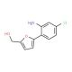 [5-(2-Amino-4-chloro-phenyl)-furan-2-yl]-methanol - chemical structure image