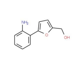 [5-(2-Amino-phenyl)-furan-2-yl]-methanol - chemical structure image