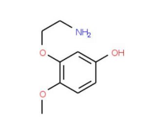 5-(2-Aminoethoxy)-3-methoxyphenol (CAS 1076198-81-6) - chemical structure image