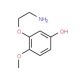 5-(2-Aminoethoxy)-3-methoxyphenol (CAS 1076198-81-6) - chemical structure image