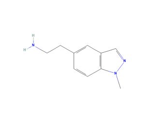 5-(2-Aminoethyl)-1-methyl-1H-indazole (CAS 1130309-67-9) - chemical structure image