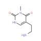 5-(2-Aminoethyl)-6-hydroxy-1-methylpyrimidin-2(1H)-one (CAS 1142201-84-0) - chemical structure image