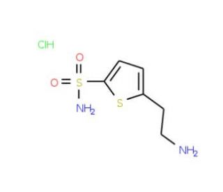 5-(2-aminoethyl)thiophene-2-sulfonamide hydrochloride - chemical structure image